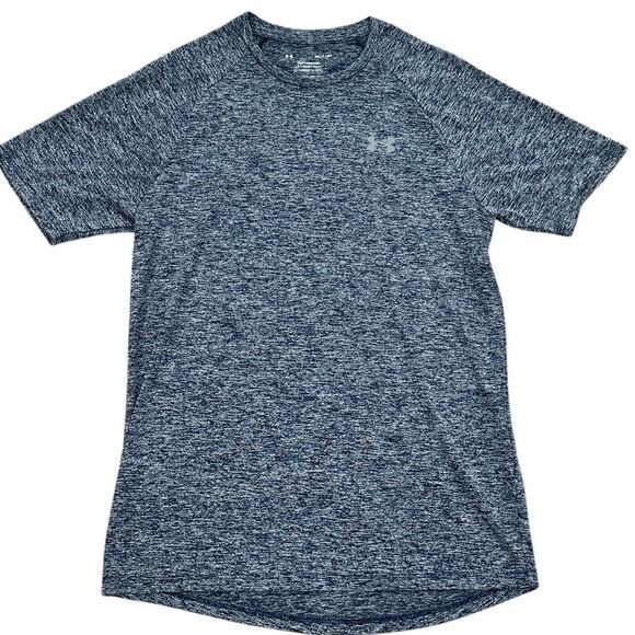 UNDER ARMOUR Men's Tech Tee Navy Small NWOT - Picture 1 of 4
